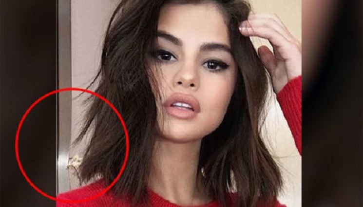 Did Selena Gomez get her HAIR Photoshopped in this Pic??