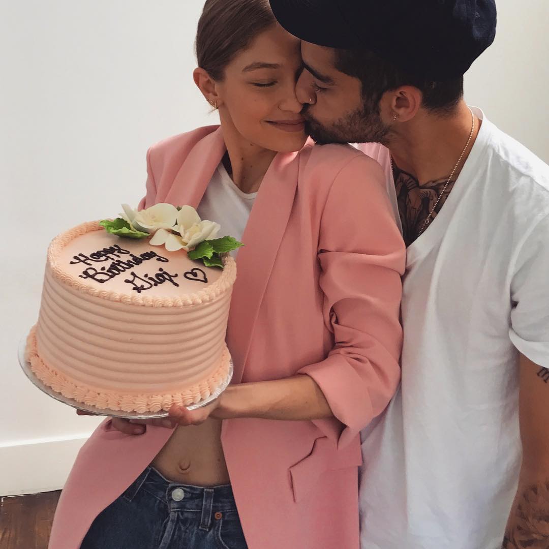 Zayn Malik Kisses Girlfriend Gigi Hadid on Her 22nd Birthday: ‘My Everything’