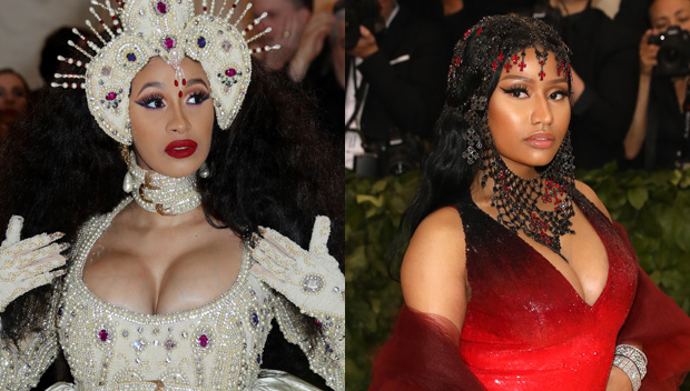 Nicki Minaj Disses Cardi B at Met Gala 2018